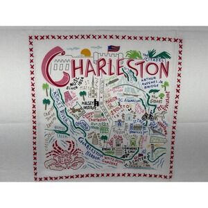 Catstudio Charleston SC Dish Kitchen Tea Towel With Keepsake Envelope Souvenir
